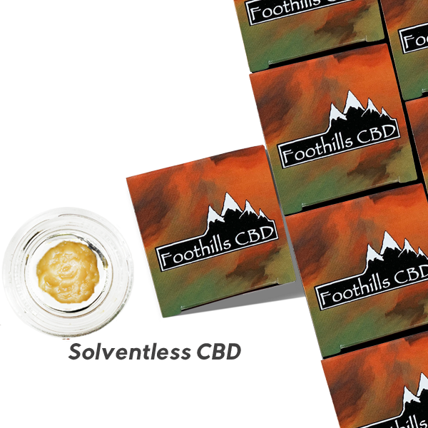 Foothills CBD | CBD Rosin | Solventless Full Spectrum CBD
