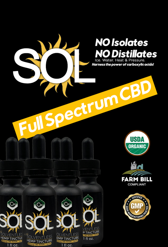 Foothills CBD | Sol Solventless CBD Tincture | Best CBD Tincture