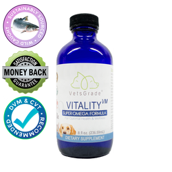 VetsGrade® | Vitality VM Super Omega Formula. For optimal health and wellness.