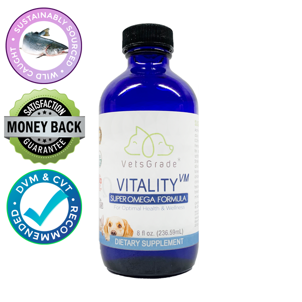 VetsGrade® | Vitality VM Super Omega Formula. For optimal health and wellness.