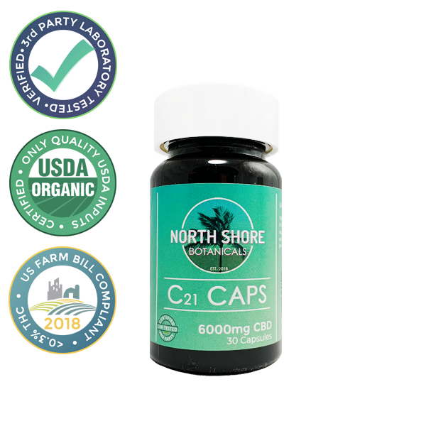 Foothills CBD | C21 Caps | 200mg CBD | Organic 30-Count