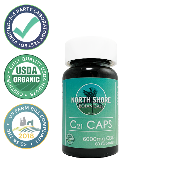 Foothills CBD | C21 Caps | 100mg CBD | Organic 60-Count