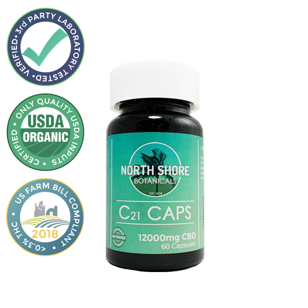 Foothills CBD | C21 Caps | 200mg CBD | Organic 60-Count