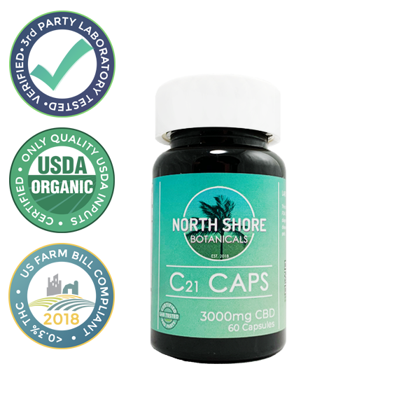 Foothills CBD | C21 Caps | 50mg CBD | Organic 60-Count