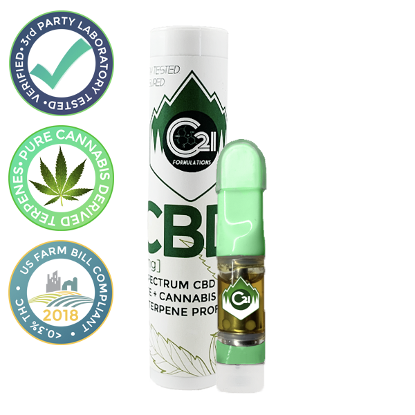 CBD Vape Cartridge 0.5mL - Full Spectrum Sauce | Lab-Tested Foothills CBD Inc. CBD Vape Cartridge 0.5mL - Full Spectrum Sauce | Lab-Tested Foothills CBD Inc.
