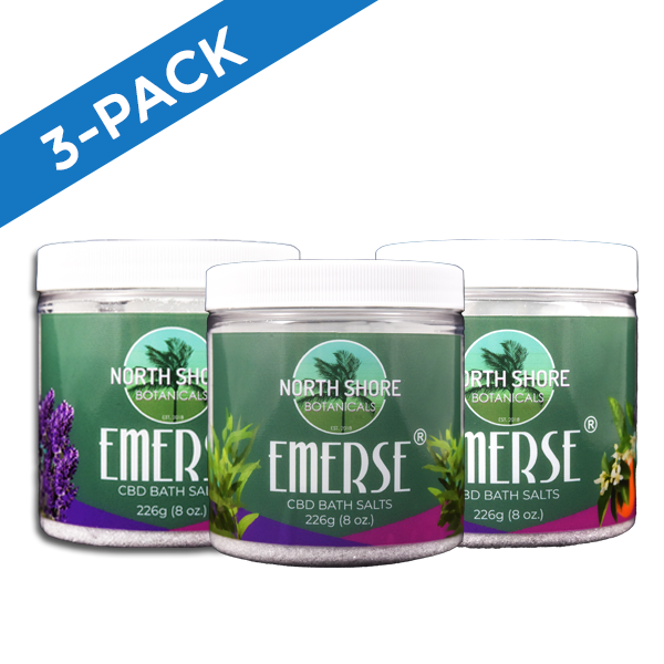 Foothills CBD | Emerse Bundle | CBD Bath Salts | 3-Pack 