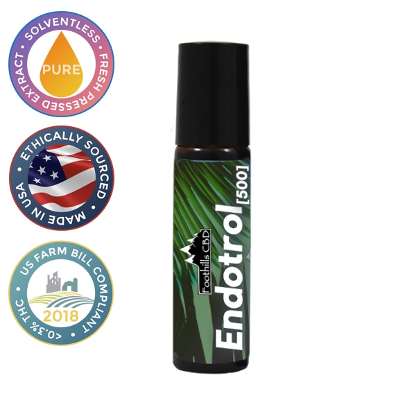 Foothills CBD | Endotrol 500 | Transdermal Roll-On | Full Spectrum Solventless CBD