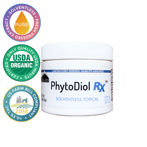 Foothills CBD | PhytoDiol RX | Solventless CBD Salve | Full Spectrum Topical