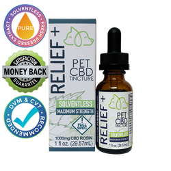 VetsGrade® | Relief + Solventless Tincture | 1oz. | A REAL Full Spectrum CBD tincture.