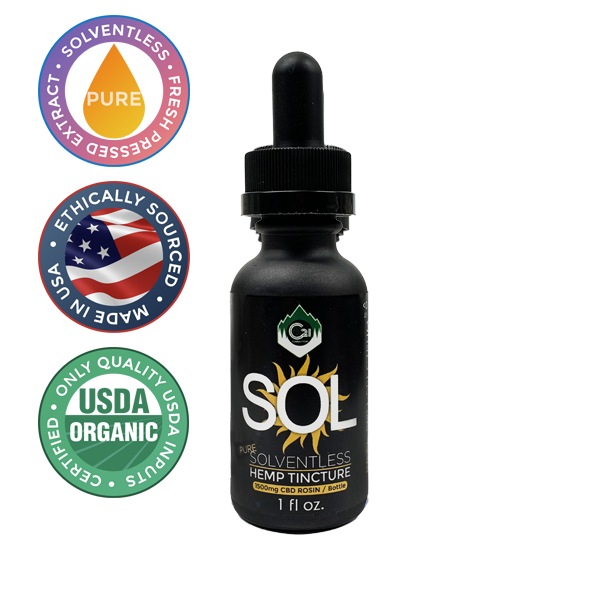 Foothills CBD | SOL Solventless CBD Tincture