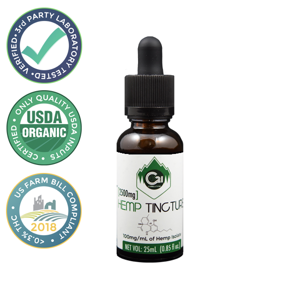 Foothills CBD | Organic Hemp Tincture | 2500mg CBD