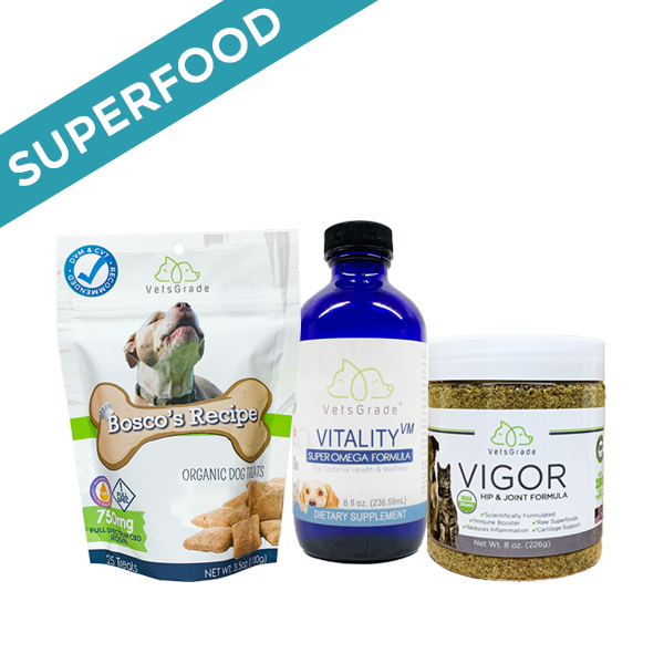 VetsGrade | Superfood Bundle | Organic Pet CBD