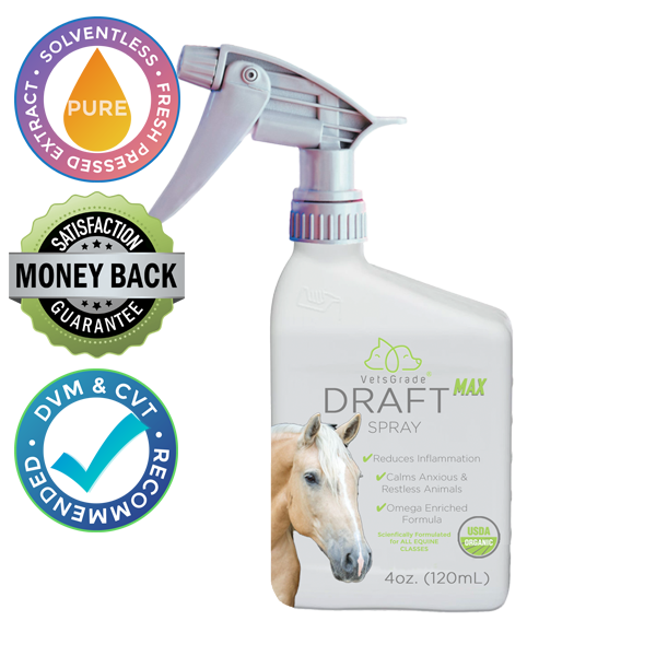 Vetsgrade | Draft Max | Solventless CBD Equine Spray